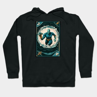 Super Hero Water Man New Breed Card Collection Hoodie